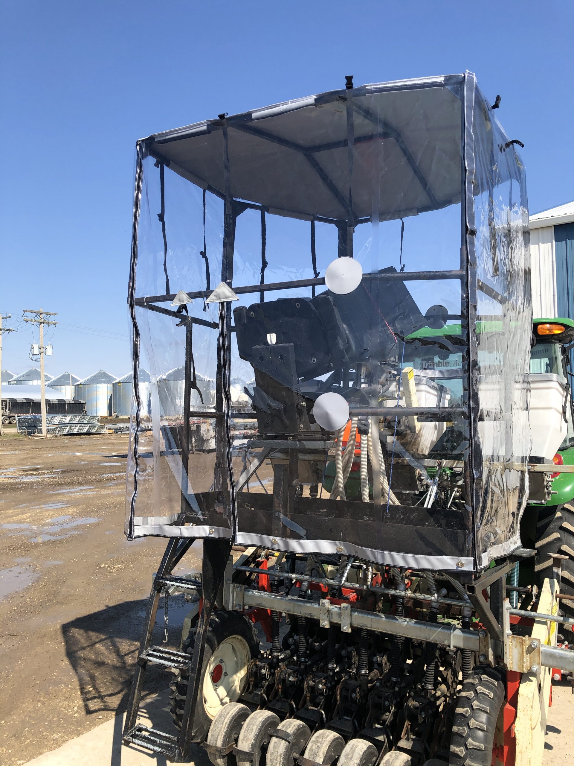 Seeder enclosure2 Custom enclosure for seeder